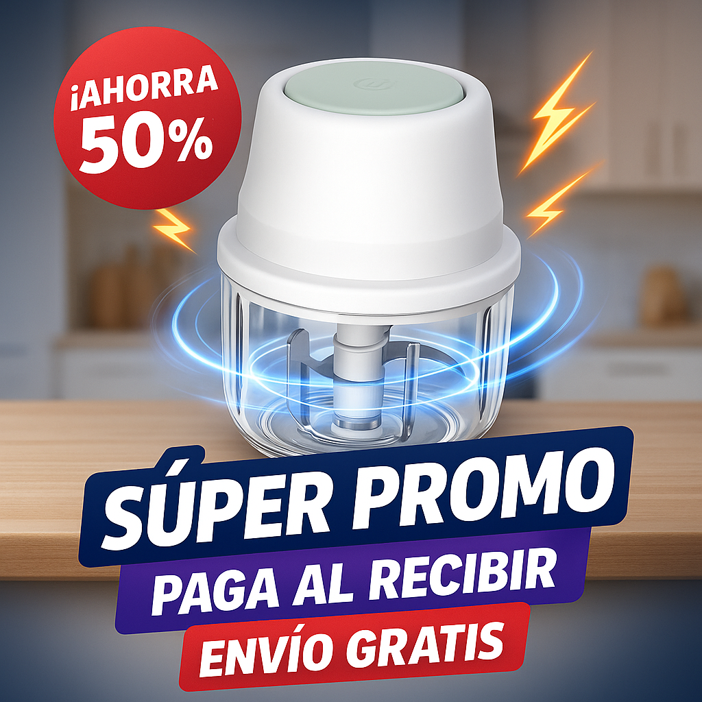 Picadora eléctrica de alimentos
