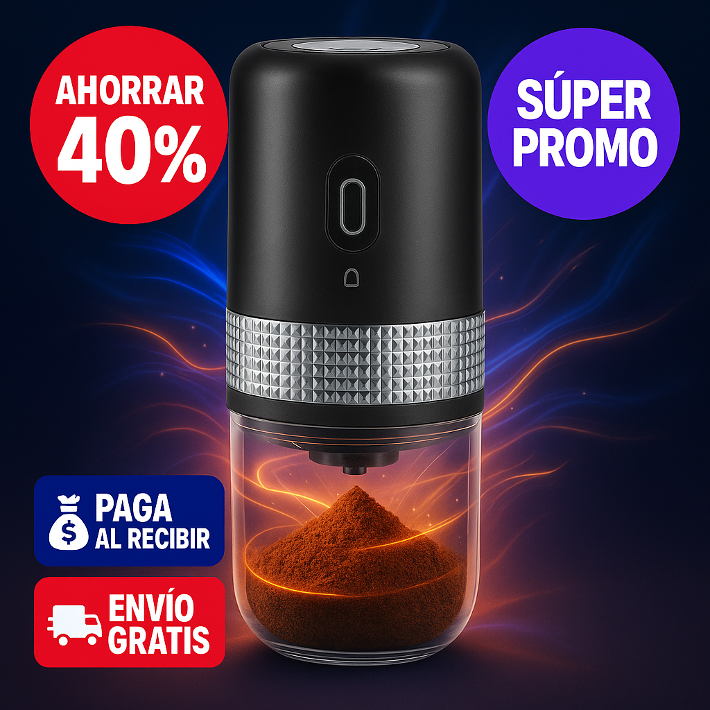 Maquina de café portatil eléctrico